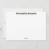 Funny Ranch Boerderij Land Westerne Koe Feestdagenkaart (Achterkant)