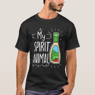 Funny Ranch Dressing Lover Spirit Animal Gag Gift T-shirt