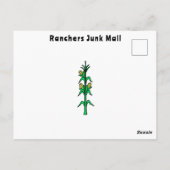Funny Ranchers Junk Mail Country Westerne Tales Briefkaart (Achterkant)