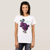 Funny Random Alice in Wonderland Dodo Bird T-shirt (Voorkant volledig)