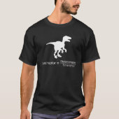 Funny Raptor Distance Time Velociraptor Physics Ma T-shirt (Voorkant)