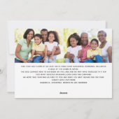 Funny Rarely Calm Altijd Bright Foto Feestdagenkaart (Achterkant)