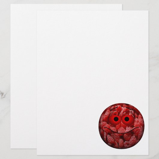 Funny Raspberry Emoticon (Voorkant / Achterkant)