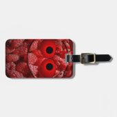 Funny Raspberry Emoticon Bagagelabel (Voorkant horizontaal)