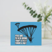 Funny rat briefkaart (Staand voorkant)