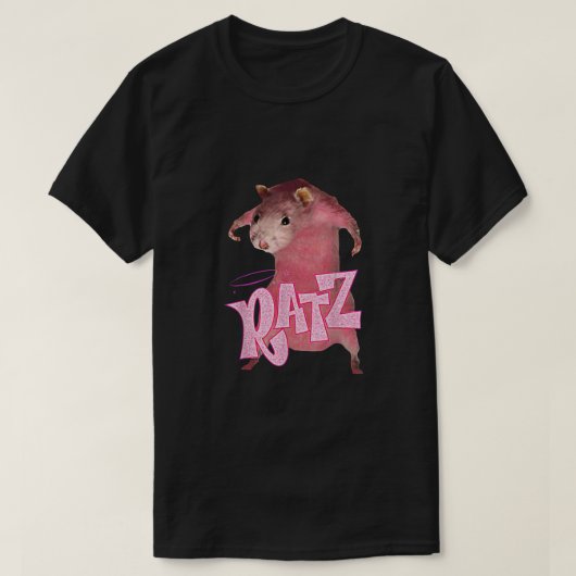 Funny Rat Funny Mouse Ratz Pink Ratz Mouse Meme Pi T-shirt (Design voorkant)
