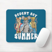 Funny Rat Lover Quote Rodent Boy Summer Cool Vacat Muismat (Met muis)