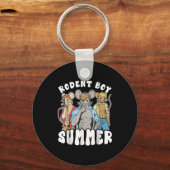 Funny Rat Lover Quote Rodent Boy Summer Cool Vacat Sleutelhanger (Voorkant)