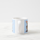 Funny rat met camera-cartoon illustratie espresso kop (Achterkant)