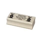 Funny rat met camera-cartoon illustratie rubberstempel (Stempel)