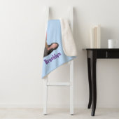 Funny rat met camera-cartoon illustratie sherpa deken (In situ)