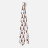 Funny rat met camera-cartoon illustratie stropdas (Voorkant)