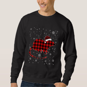 Funny Rat met Kerstmis, Pset Pajama Dieren Trui