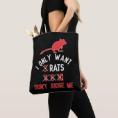 Funny Rat Pun voor Rat Lovers Rodent Mouse Tote Bag (Dichtbij)