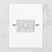 Funny Rat Race Maze Briefkaart (Voorkant)
