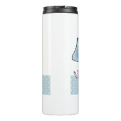 Funny rat, rat, Kerstmis Thermosbeker (Achterkant)