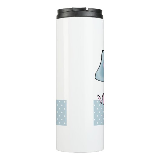 Funny rat, rat, Kerstmis Thermosbeker (Achterkant)