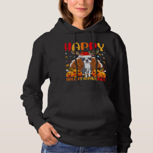Funny Rat Terrier Hondenliefhebber Happy Rat Terri Hoodie