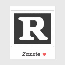 Funny Rated R Restricted Symbol Sticker