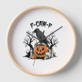 Funny Raven, F-Caw-F, Skull Raven, Gothic Crow (Voorkant)