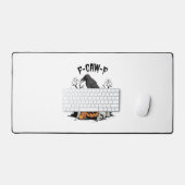 Funny Raven, F-Caw-F, Skull Raven, Gothic Crow Bureaumat (Keyboard & Muis)