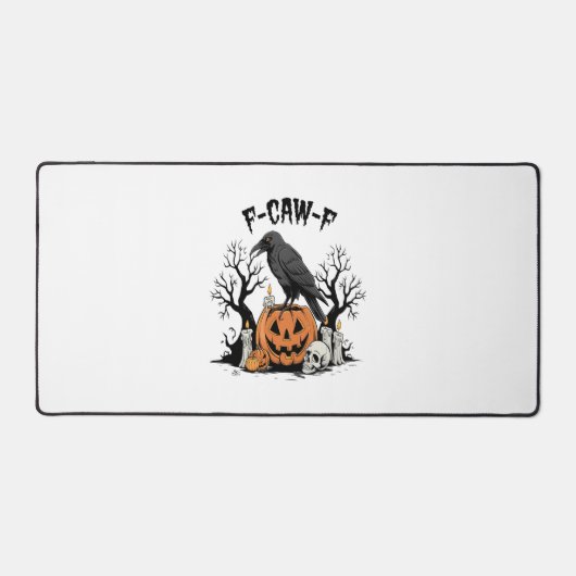 Funny Raven, F-Caw-F, Skull Raven, Gothic Crow Bureaumat (Voorkant)