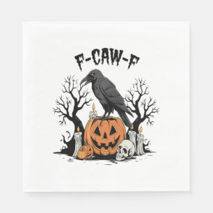 Funny Raven, F-Caw-F, Skull Raven, Gothic Crow Servet