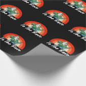 Funny Raver Techno Party EDM Festival Humor Cadeaupapier (Hoek)