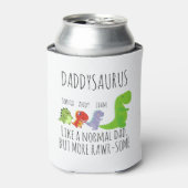 Funny rawr-some Daddysaurus Blikjeskoeler (Blikje Voorkant)