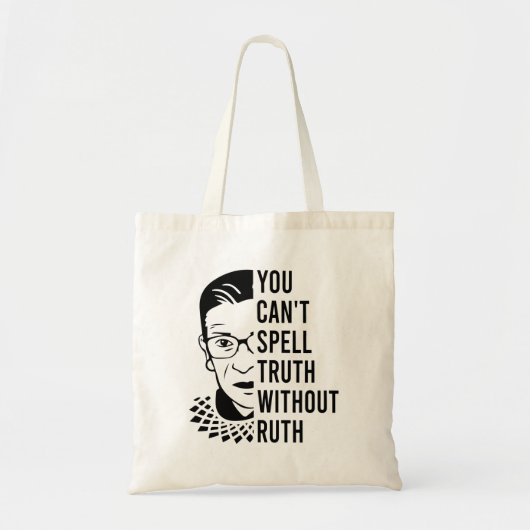 Funny rbg, je kunt de waarheid niet spellen zonder tote bag (Voorkant)