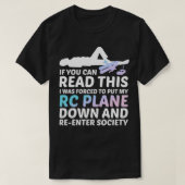 Funny RC Plane T-shirt (Design voorkant)