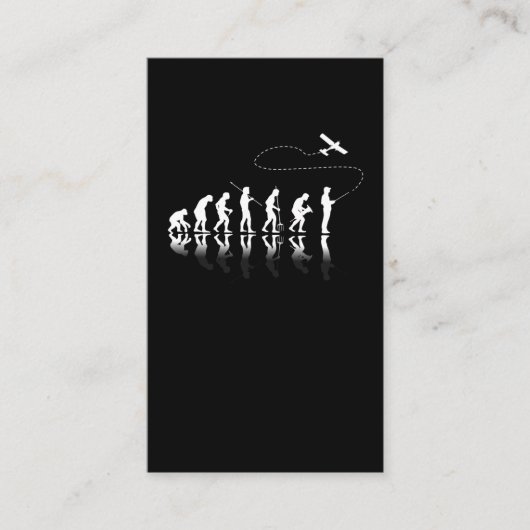 Funny RC Vliegtuig Pilot Evolution Visitekaartje (Voorkant)