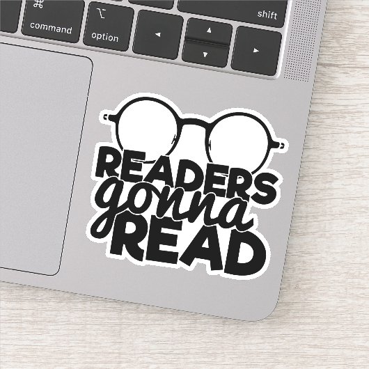 Funny Readers lezen Gezegde boekworm lezen Sticker (Detail)
