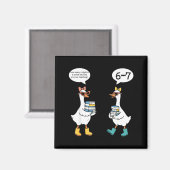 Funny Reading 67 Six Seven Meme Goose Teacher Book Magneet (Voorkant / Achterkant)