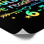 Funny Reading 67 Teacher Six Seven Reading 6 7 Boo Poster (Hoek)