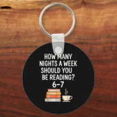 Funny Reading 6 7 Six Seven Meme Englieacher Book  Sleutelhanger (Voorkant)