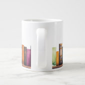 Funny Reading Book Lover Grote Koffiekop (Achterkant)