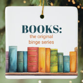 Funny Reading Book Lover Keramisch Ornament