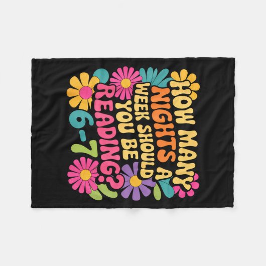 Funny Reading Book Teacher 67 Six Seven Meme  Fleece Deken (Voorkant (Horizontaal))