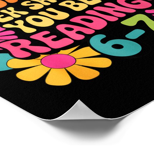 Funny Reading Book Teacher 67 Six Seven Meme Poster (Hoek)