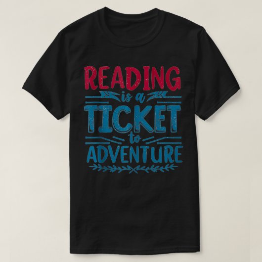 Funny Reading is een ticket naar Adventure Tanktop (Design voorkant)