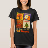 Funny Ready Ber Months Autumn Halloween Thanksgivi T-shirt (Voorkant)