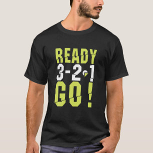 Funny Ready Go start run op Runner Running Co T-shirt
