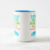 Funny Real Estate Agent Broker Gift Realtor Tweekleurige Koffiemok (Center)