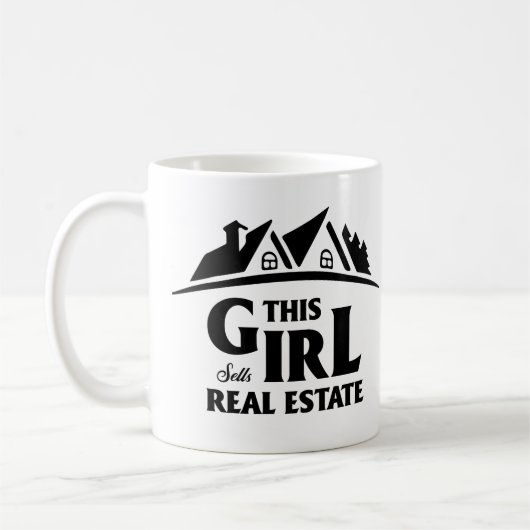 Funny Real Estate Agent Broker Realtor Gift Koffiemok (Links)