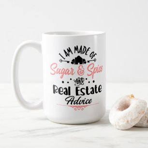 Funny Real Estate Agent Gift Home Broker Realtor Koffiemok