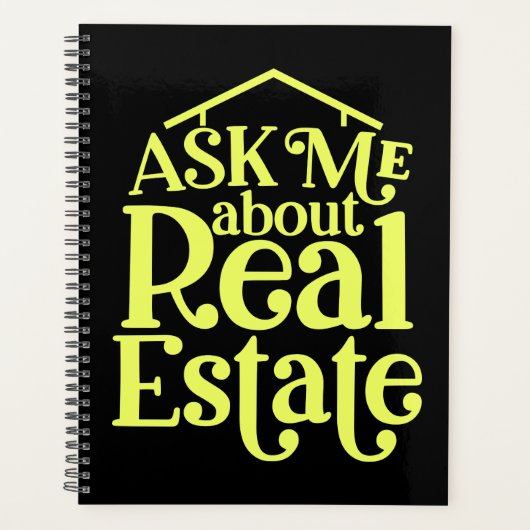 Funny Real Estate Agent Gift Home Broker Realtor   Planner (Voorkant)