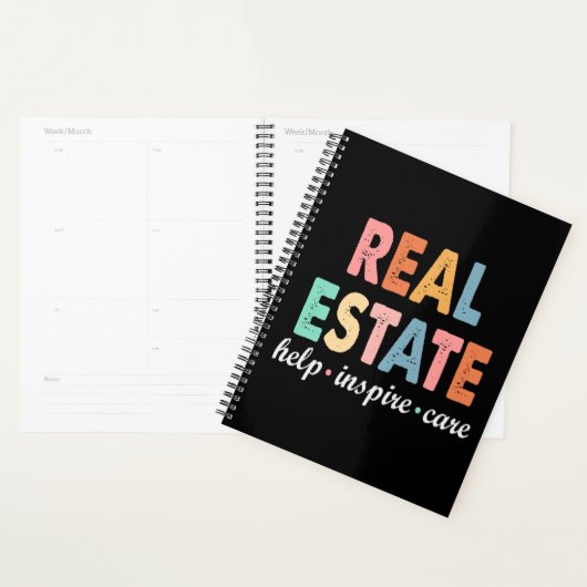 Funny Real Estate Agent Gift Home Broker Realtor Planner (Display)