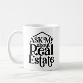 Funny Real Estate Agent Gift House Broker Realtor  Koffiemok (Links)