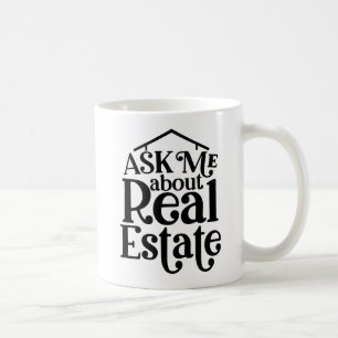 Funny Real Estate Agent Gift House Broker Realtor  Koffiemok